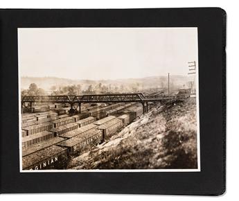 (WEST VIRGINIA.) Albums depicting the legendary coal-bearing Virginia Railway.